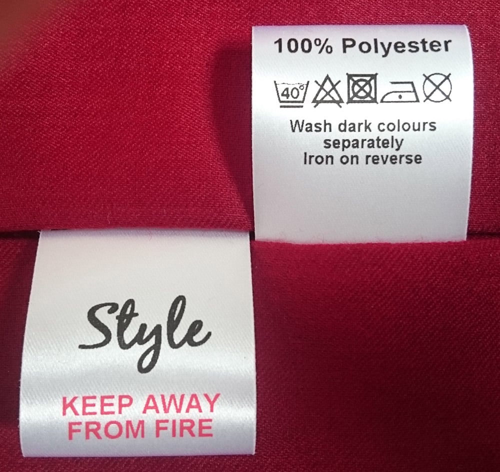 Creating a care label for your fabric clothing - Care Labels