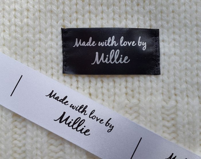 Sew on labels for your clothing & fabric items Care Labels