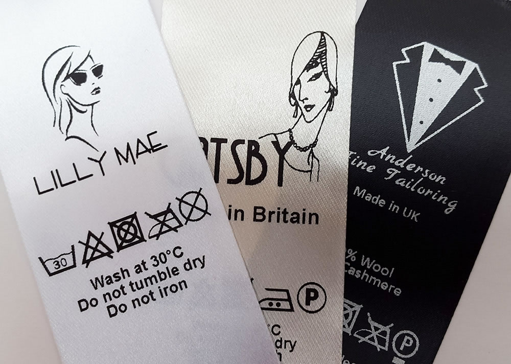 Custom made sewing labels in the UK - Care Labels