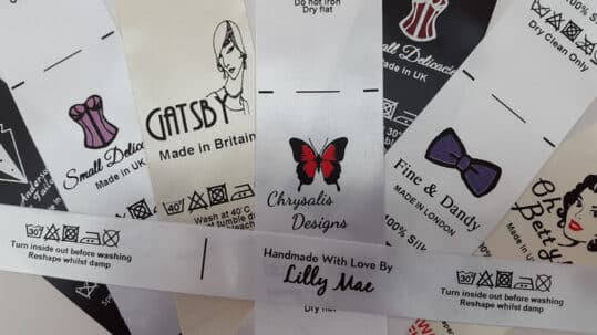 garment care labels examples